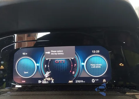 2023 Volkswagen Golf Gti 2.0T Se from USA, damaged, VIN WVWSA7CD9PW115653